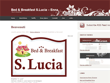 Tablet Screenshot of bed-and-breakfast-slucia.com